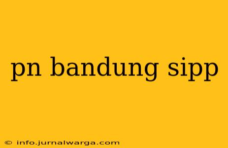 pn bandung sipp