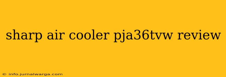 sharp air cooler pja36tvw review