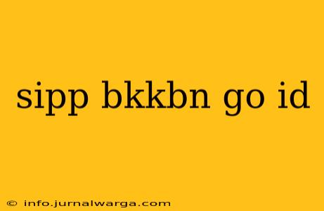 sipp bkkbn go id