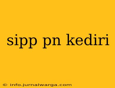 sipp pn kediri