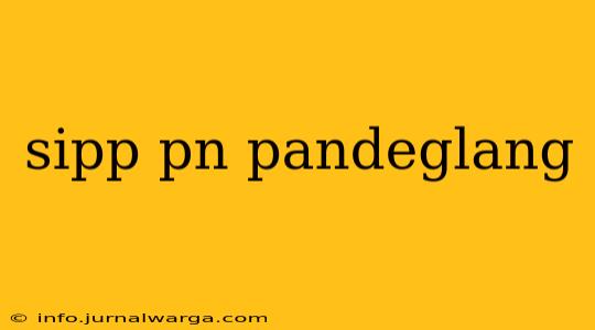 sipp pn pandeglang