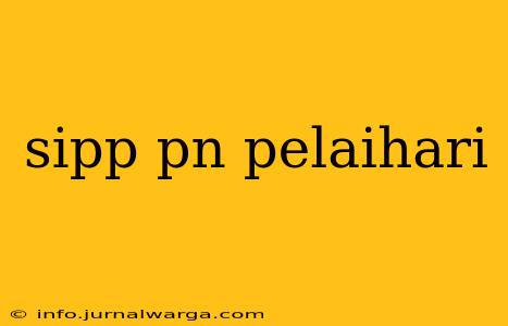 sipp pn pelaihari