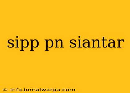 sipp pn siantar